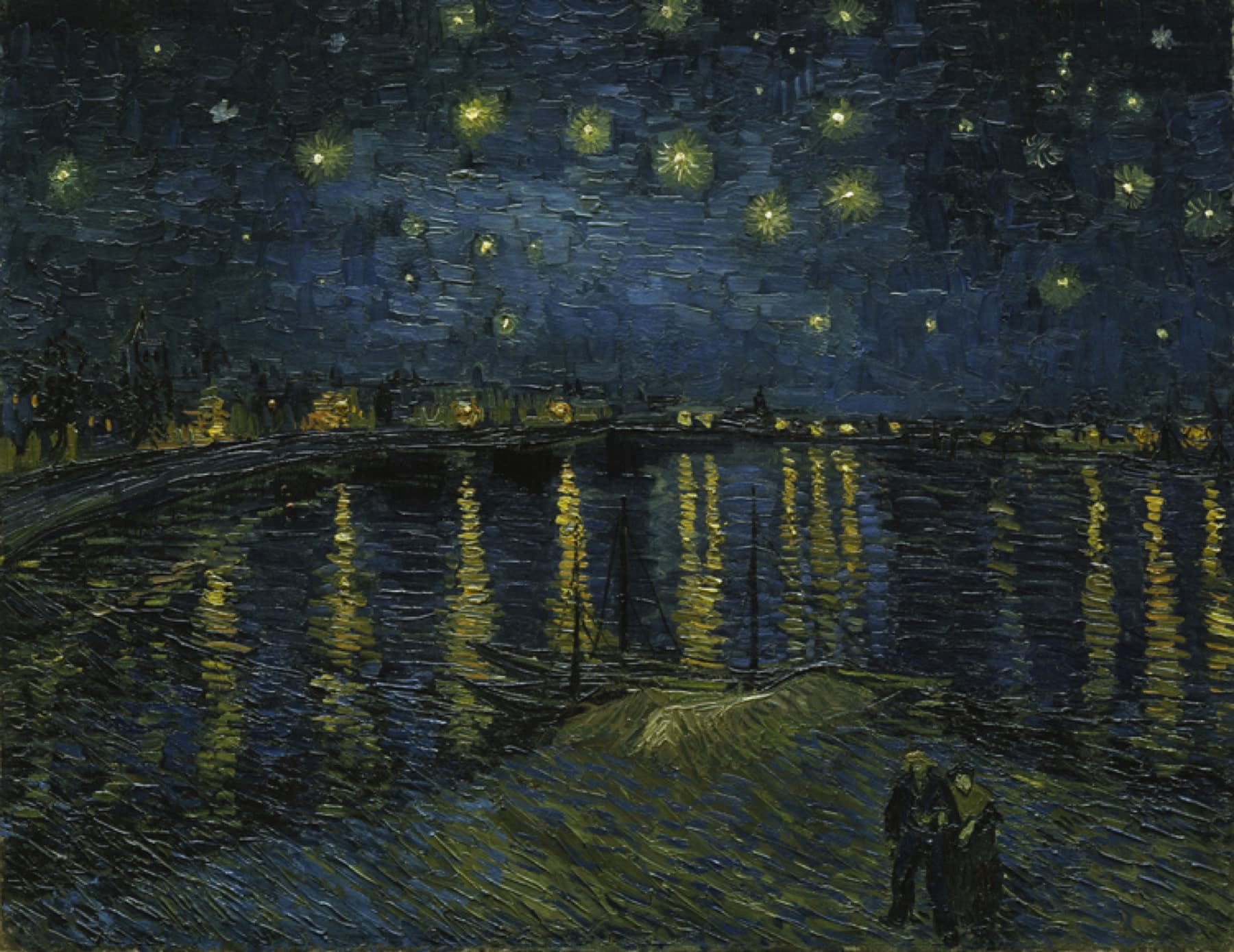 Starry Night Over the Rhône by Vincent van Gogh