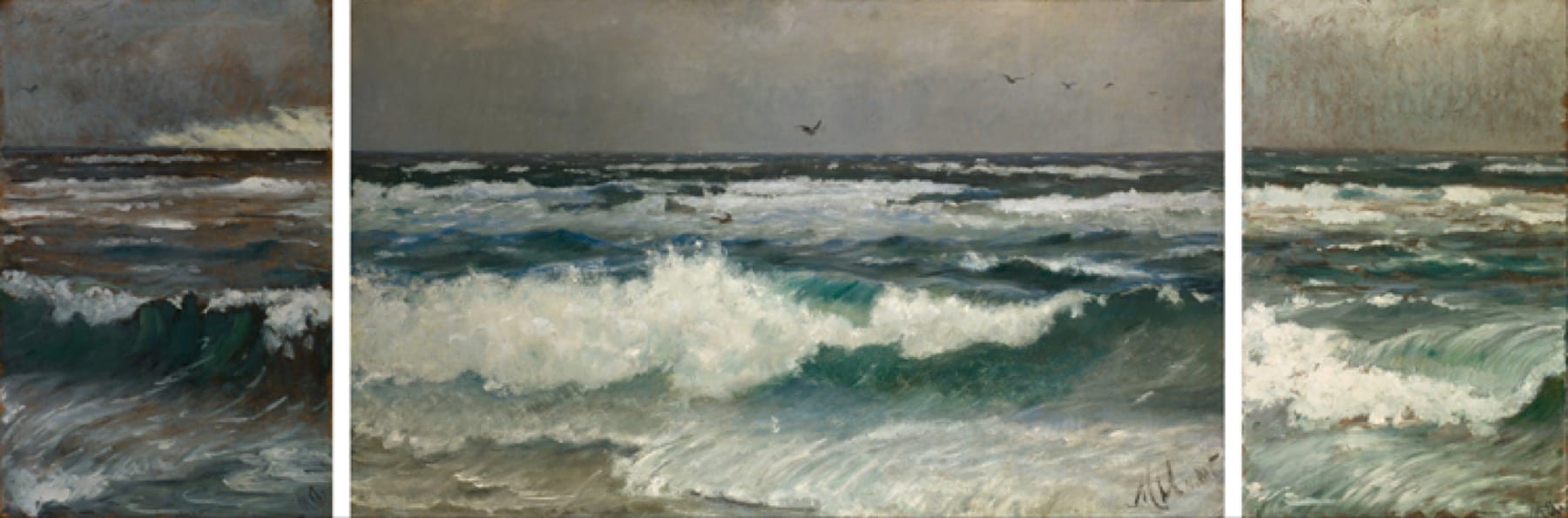 Breakers on the Coast by Michael Ancher