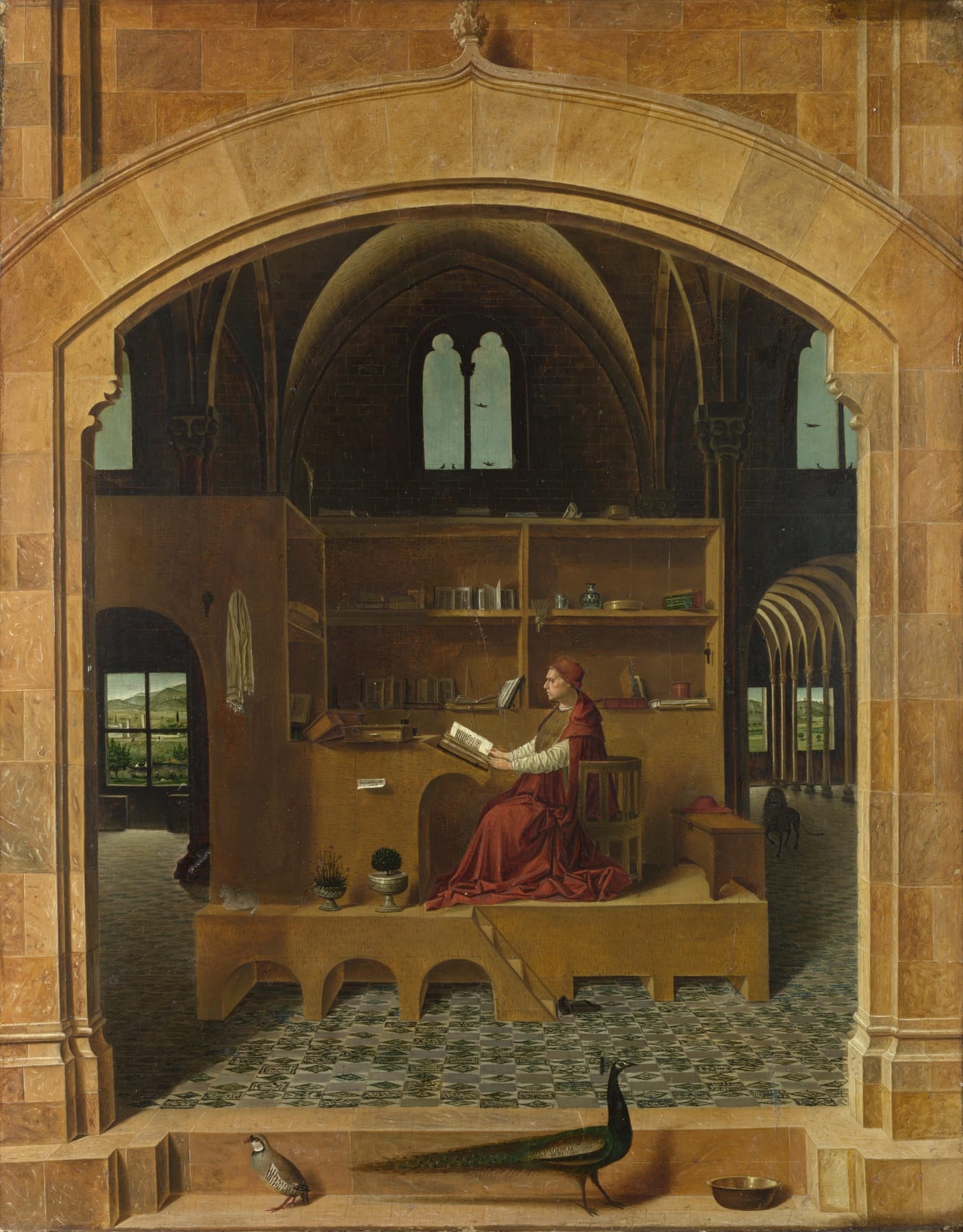 Saint Jerome in His Study by Antonello da Messina