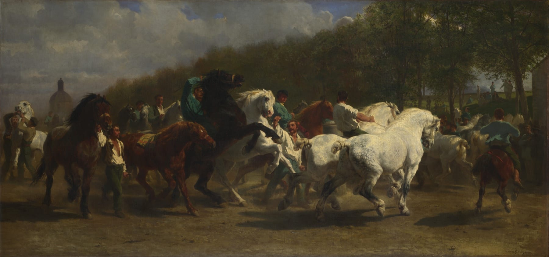 The Horse Fair by Rosa Bonheur and Nathalie Micas