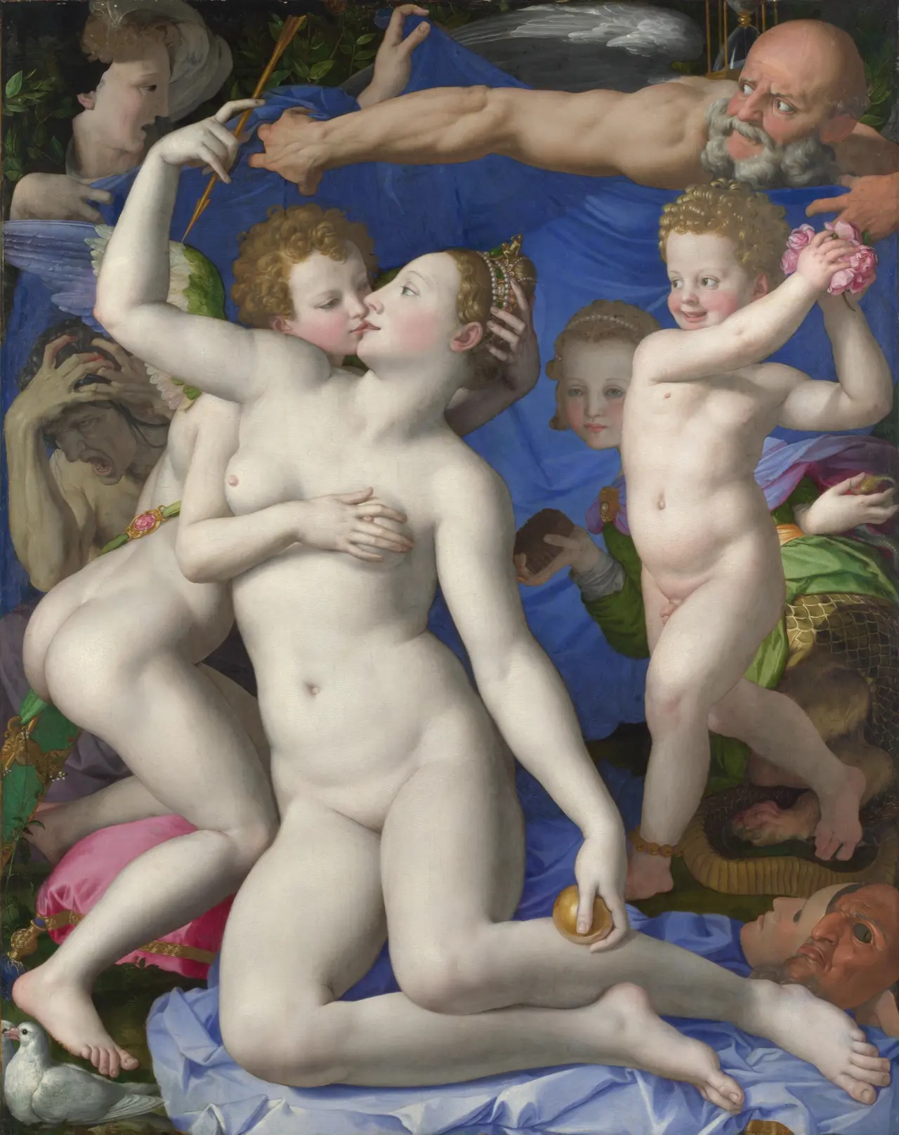 An Allegory with Venus and Cupid by Bronzino
