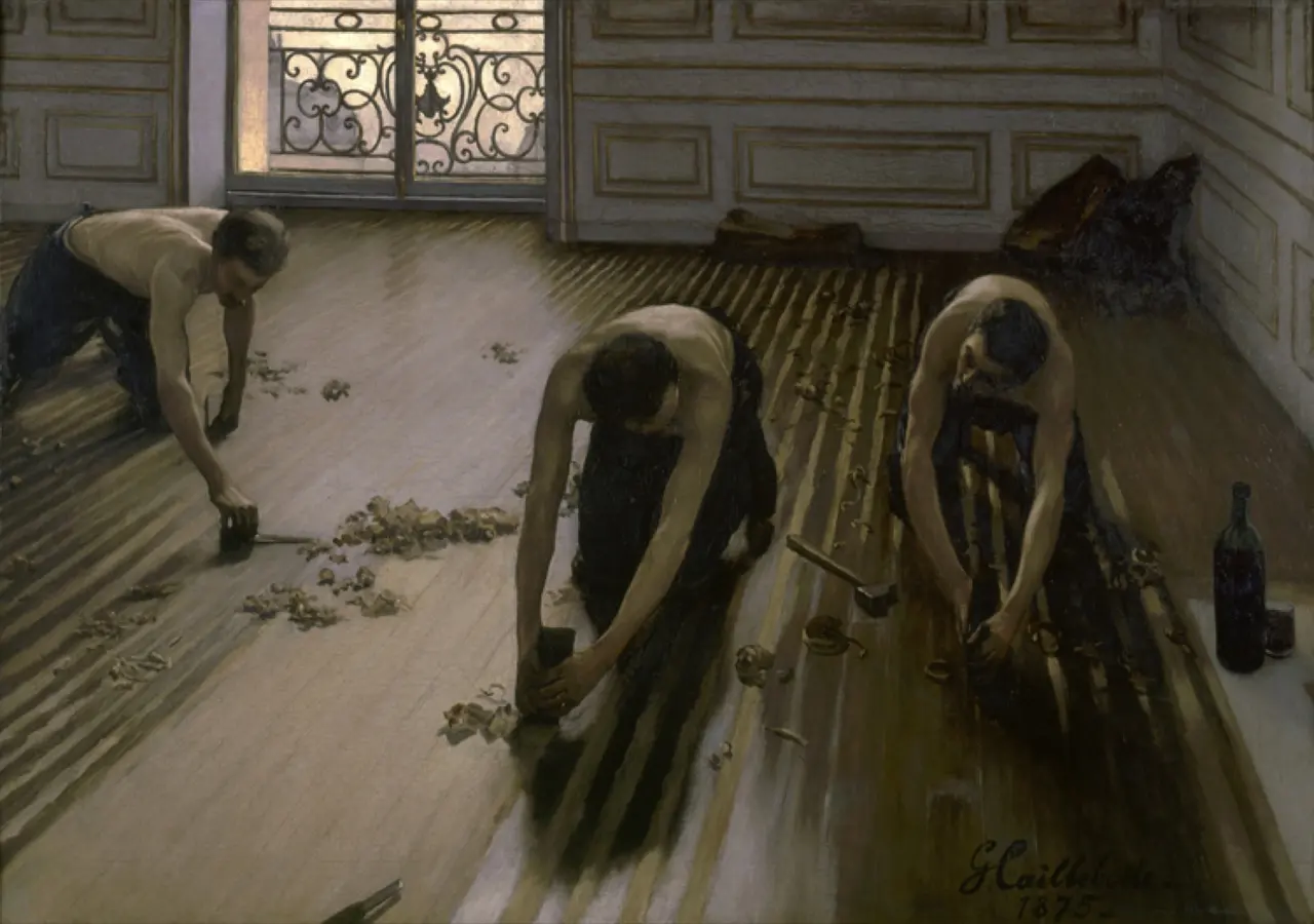 The Floor Planers by Gustave Caillebotte