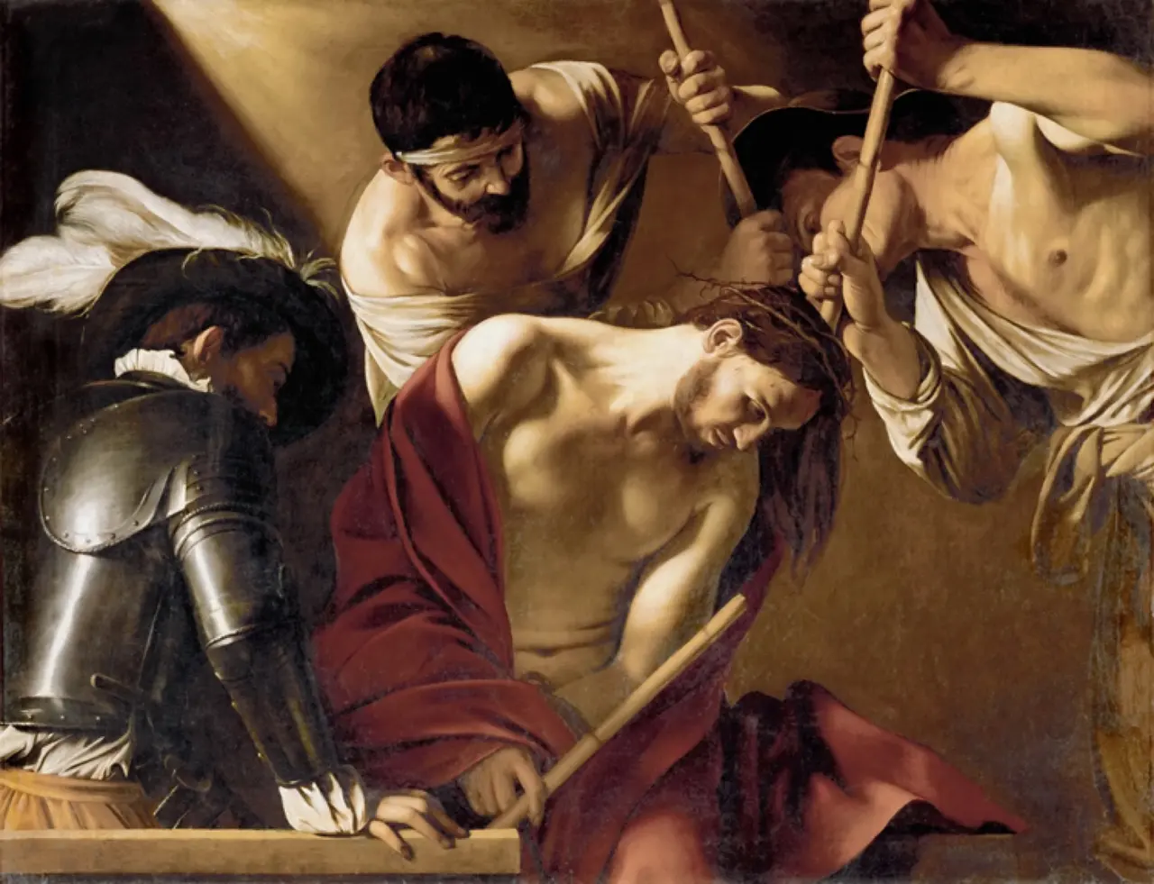 The Crowning with Thorns by Caravaggio