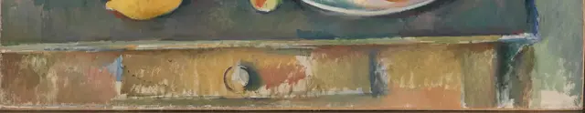 Still Life by Paul Cezanne: The drawer exposes another viewpoint