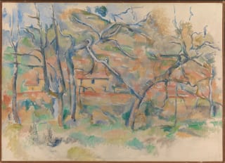 Trees and Houses, Provence by Paul Cezanne