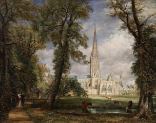 Salisbury Cathedral from the Bishop's Grounds by John Constable