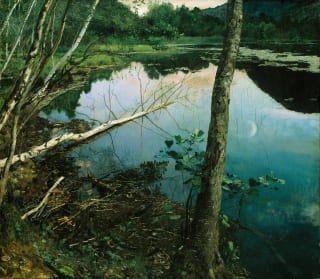 Summer Night by Eilif Peterssen