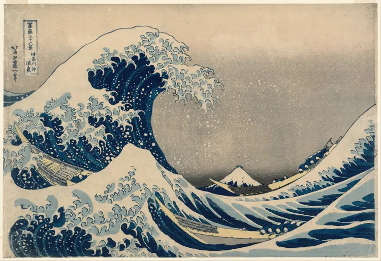 Under the Wave off Kanagawa by Katsushika Hokusai
