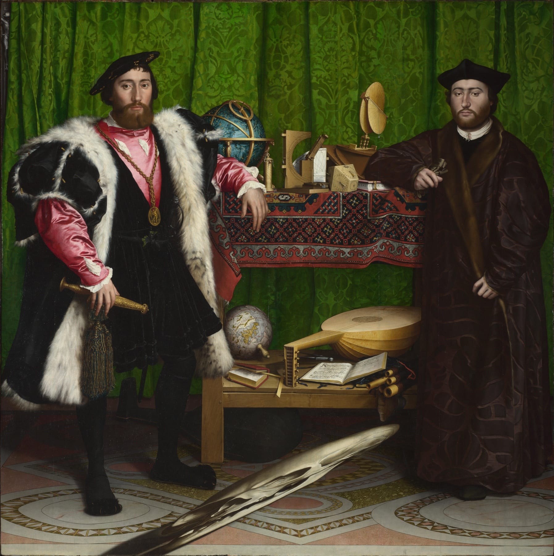 The Ambassadors by Hans Holbein the Younger