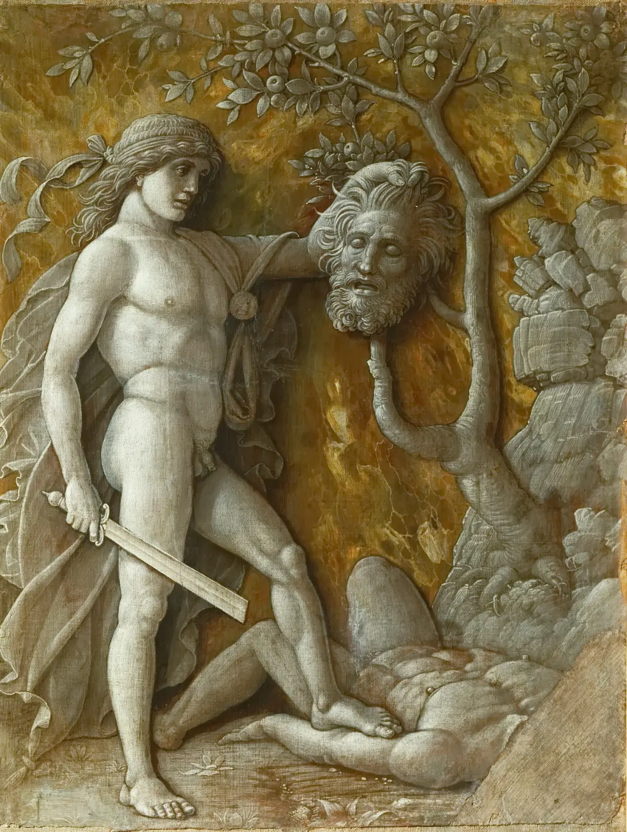David with the Head of Goliath by Andrea Mantegna