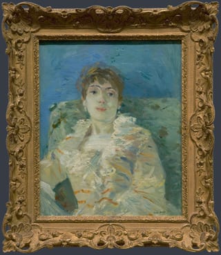 Girl on a Divan by Berthe Morisot