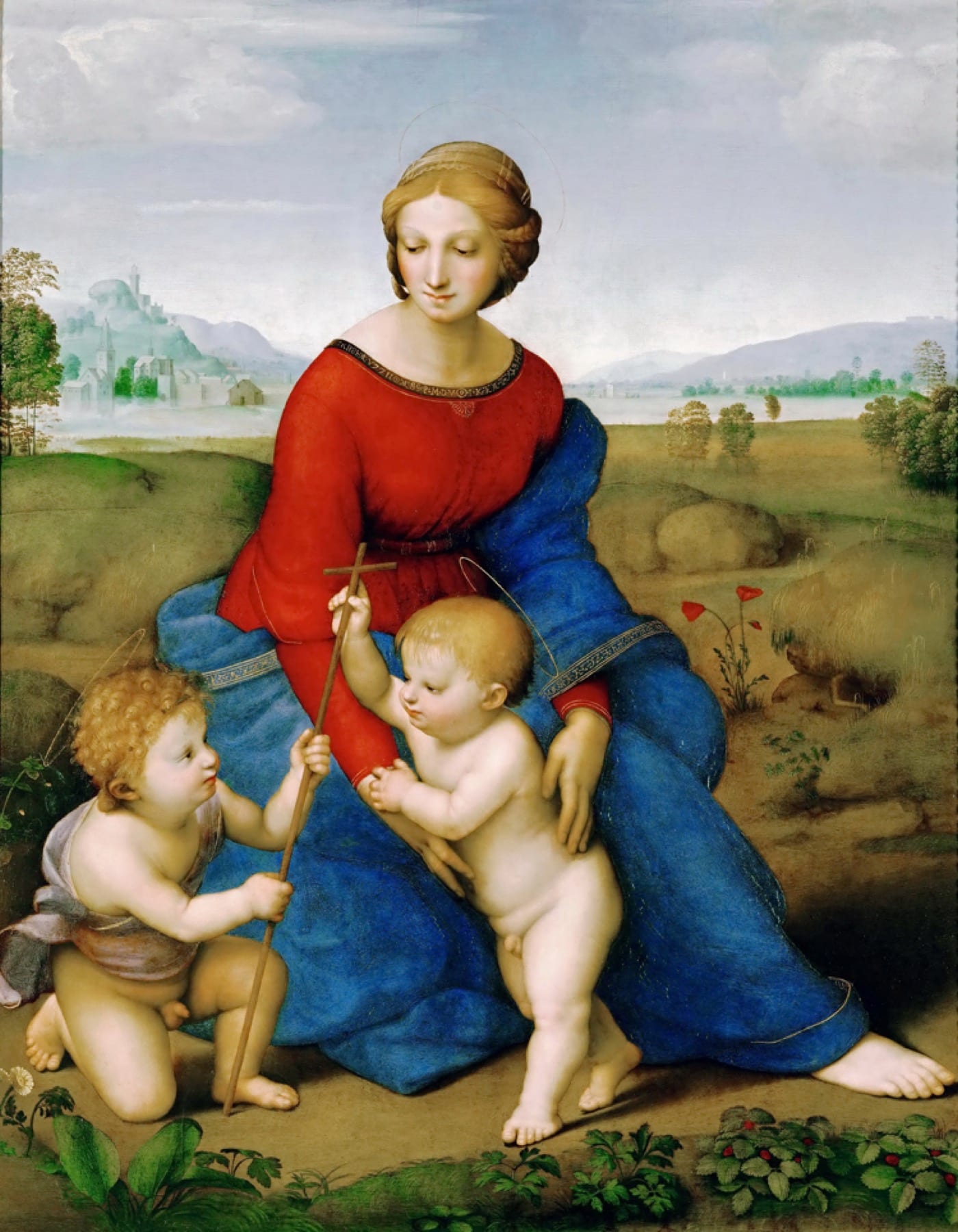 Madonna in the Meadow by Raphael