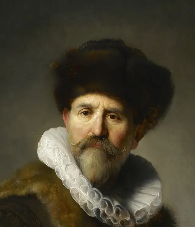 Nicolaes Ruts by Rembrandt van Rijn: Light concentrates attention on the face
