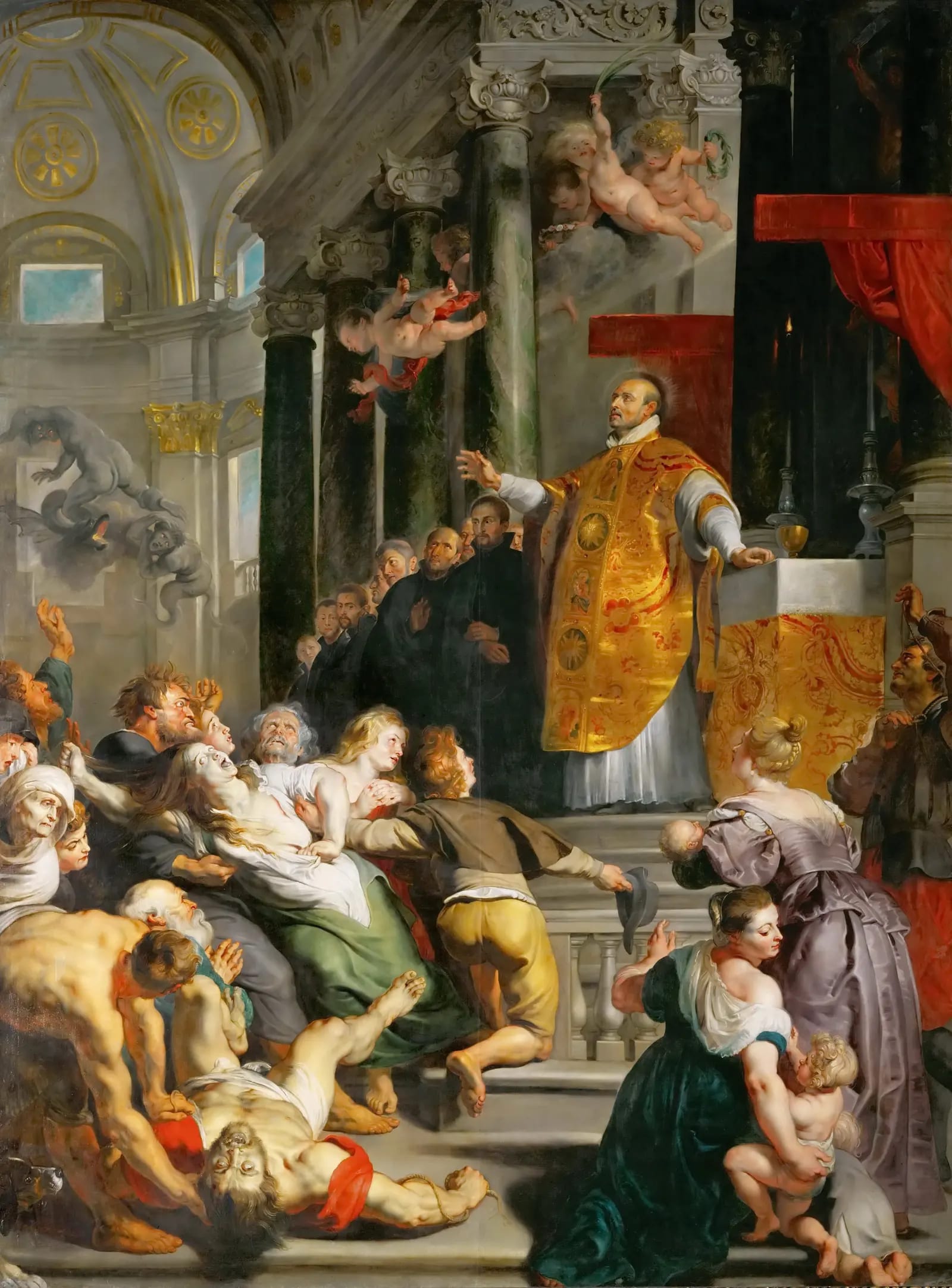 The Miracles of St. Ignatius of Loyola by Peter Paul Rubens