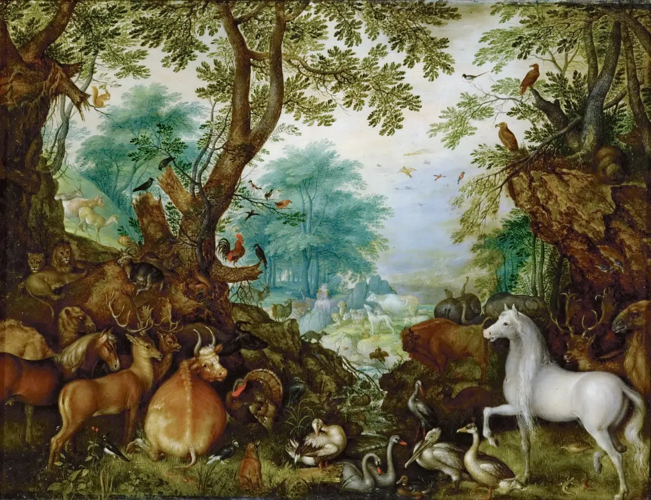 Orpheus Among the Animals by Roelant Savery