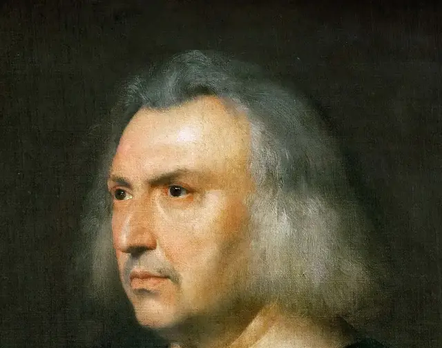 Gian Giacomo Bartolotti da Parma by Titian: The face receives the greatest definition