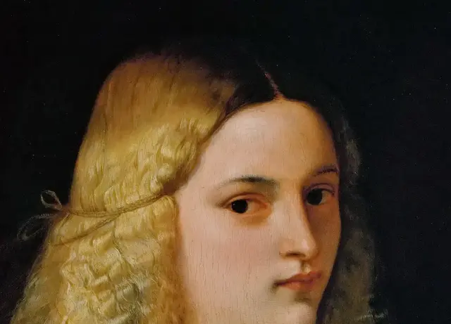 Violante by Titian: The turned gaze creates proximity