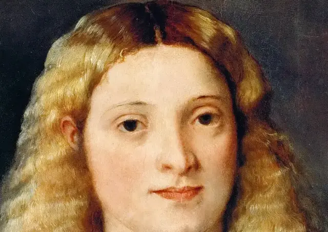 Young Woman in a Black Dress by Titian: The gaze creates contact without revealing mood