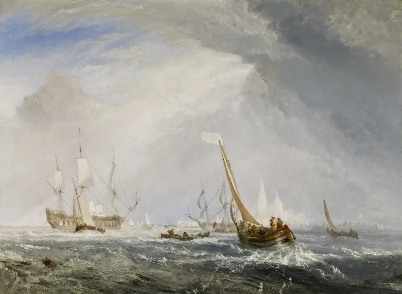 Antwerp: Van Goyen Looking Out for a Subject by J. M. W. Turner