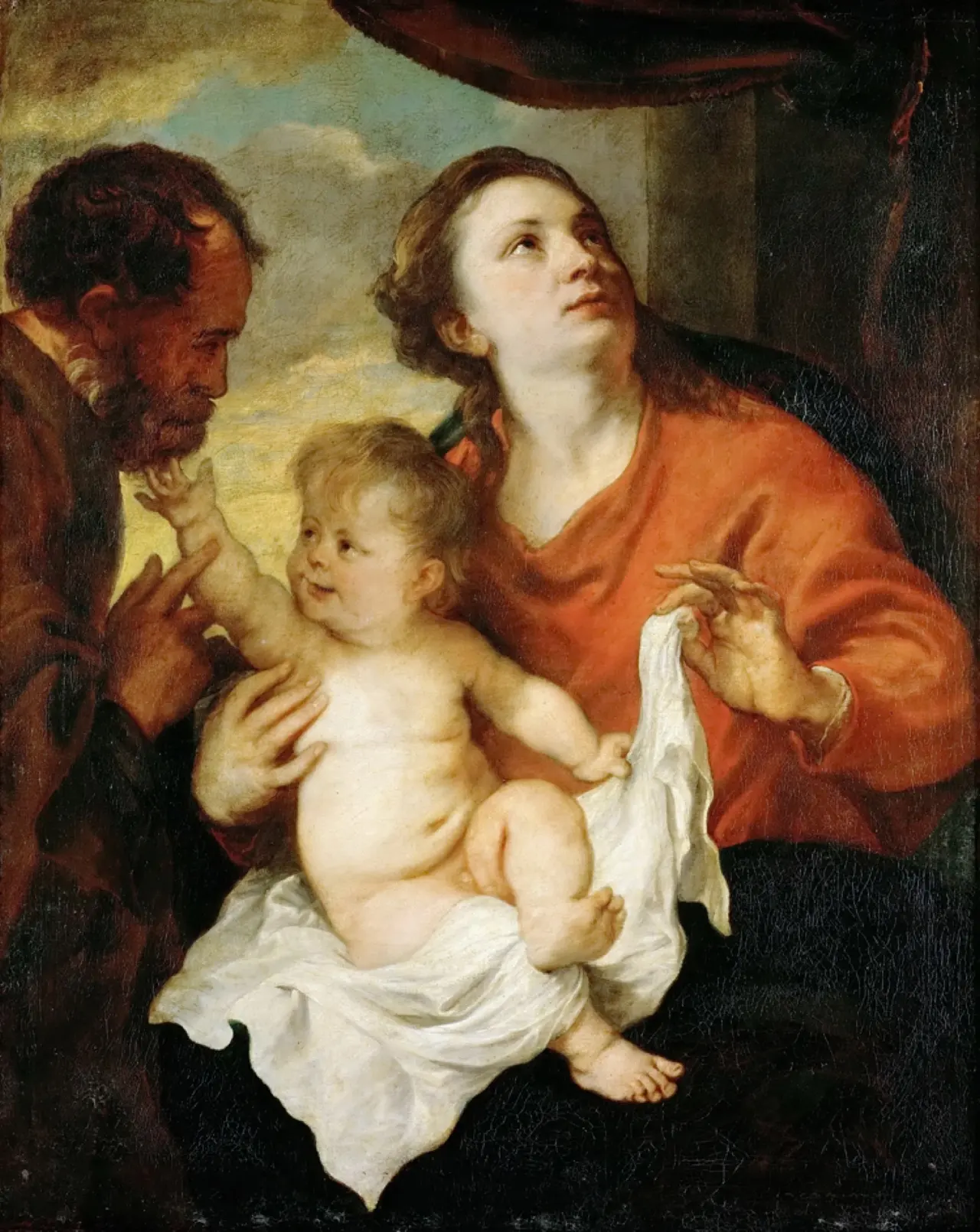 The Holy Family by Anthony van Dyck