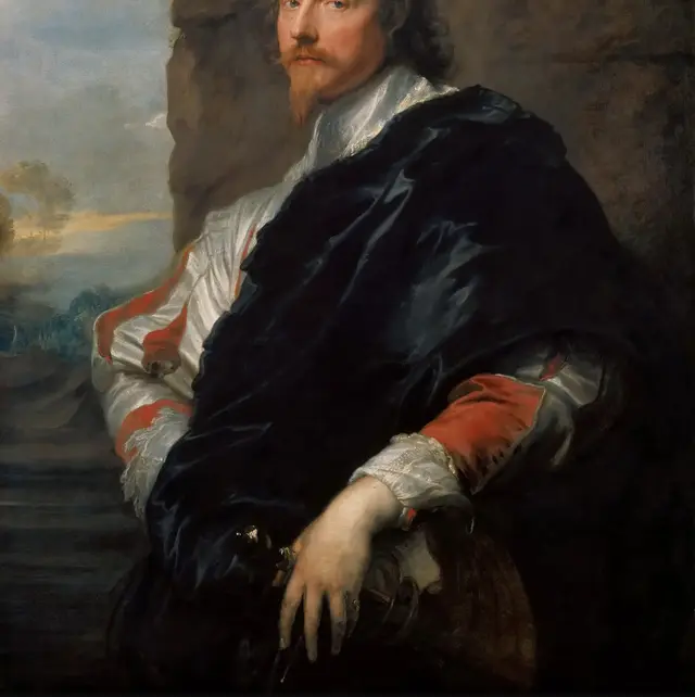 Nicholas Lanier by Anthony van Dyck: The cloak makes ease look constructed