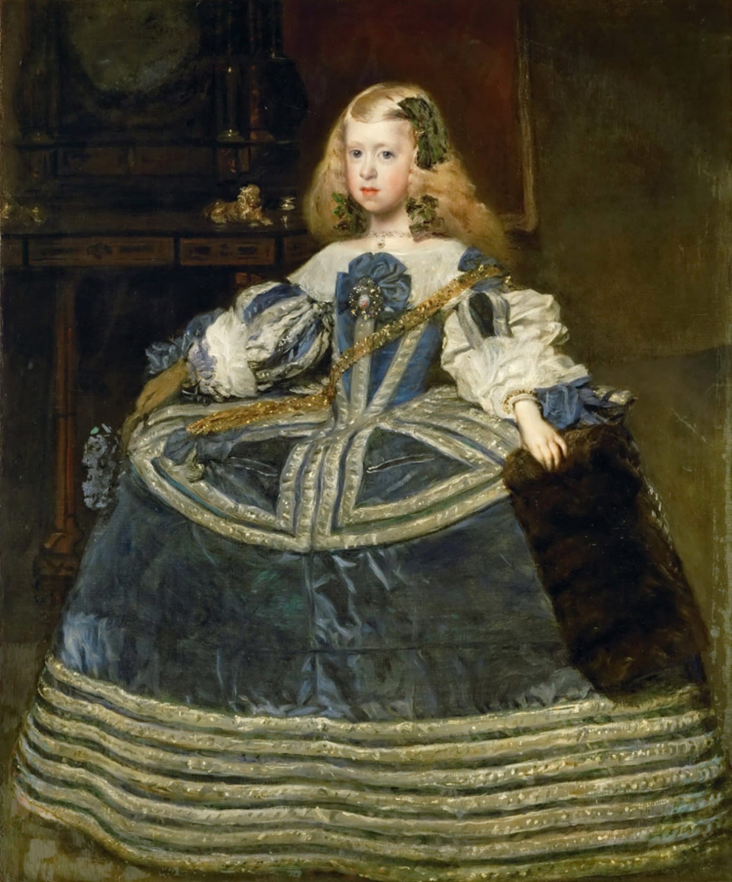 Infanta Margarita Teresa in a Blue Dress by Diego Velázquez