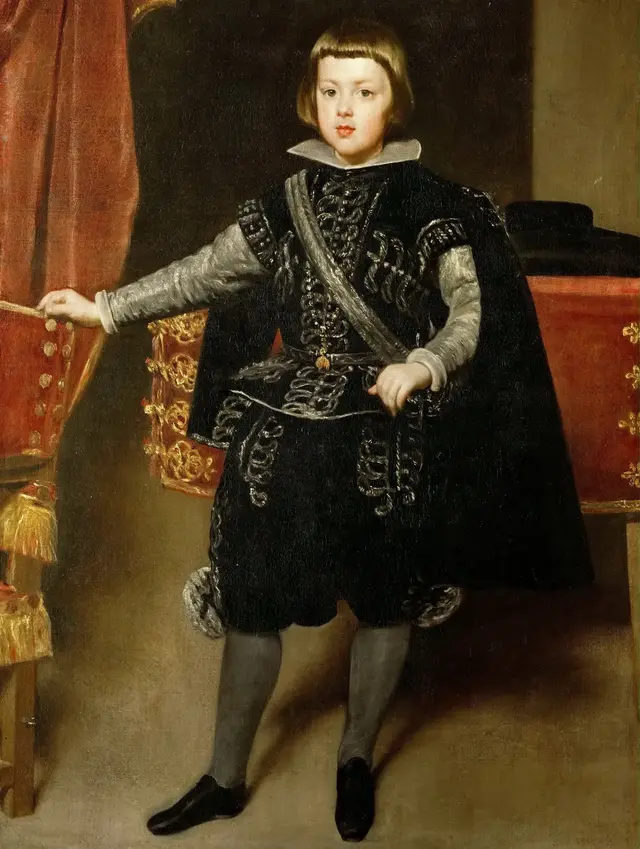 Infante Balthasar Charles by Diego Velázquez: Empty darkness makes the outline political