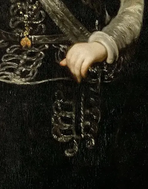 Infante Balthasar Charles by Diego Velázquez: The hand performs composure