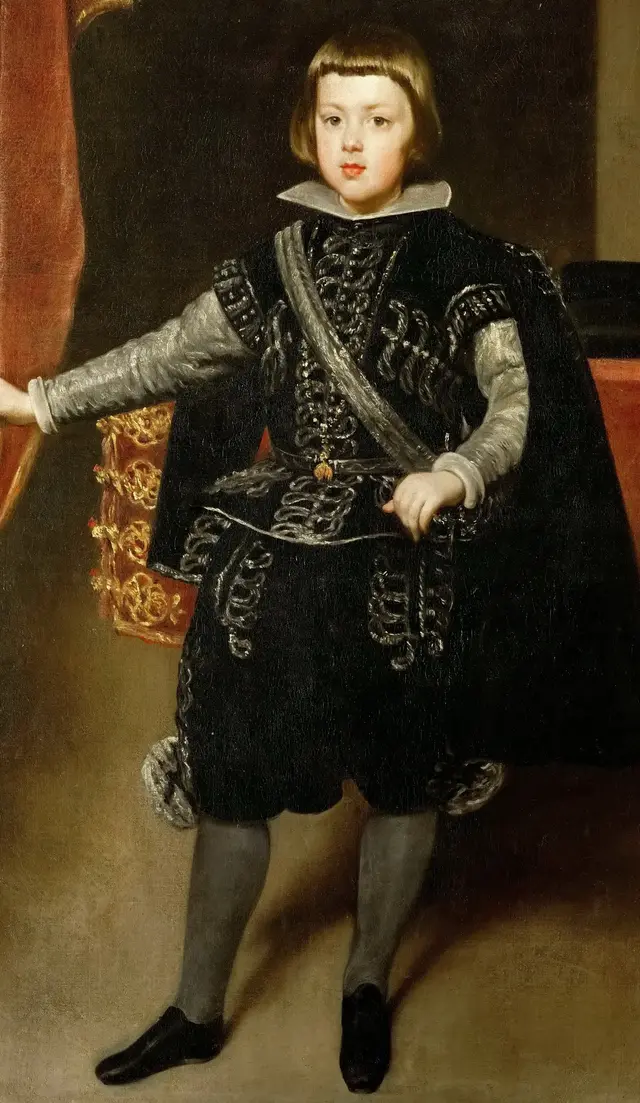 Infante Balthasar Charles by Diego Velázquez: The vertical pose rehearses authority