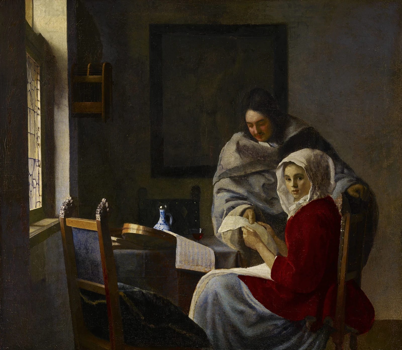 Girl Interrupted at Her Music by Johannes Vermeer
