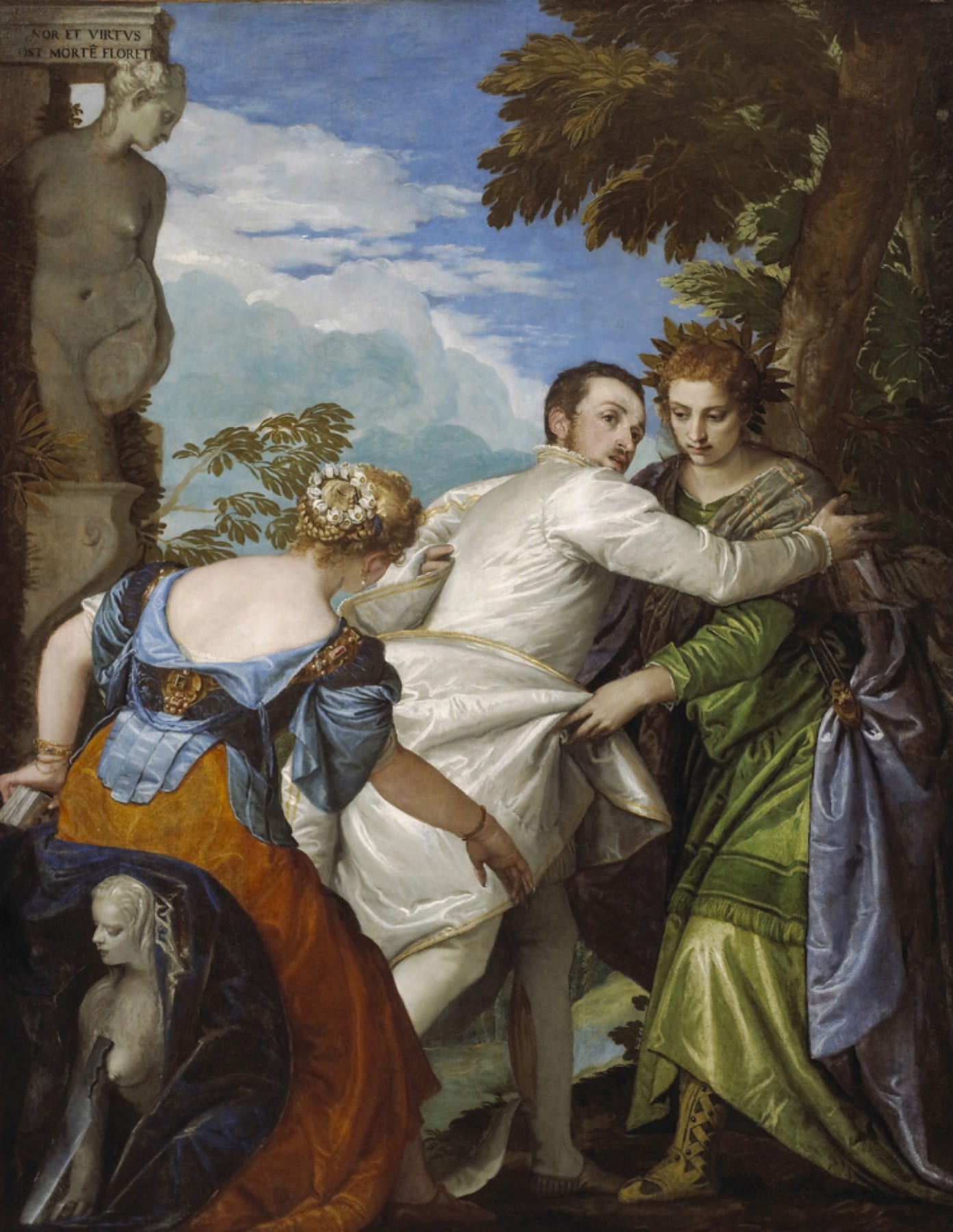 The Choice Between Virtue and Vice by Paolo Veronese
